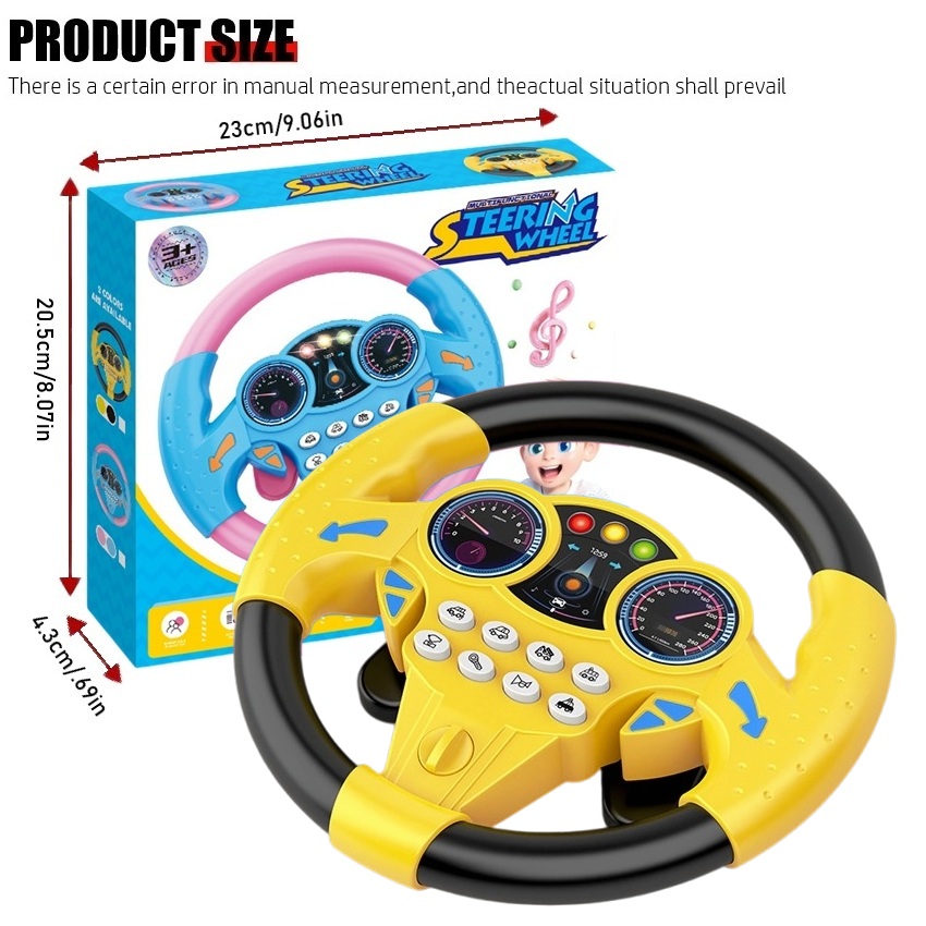 Kids Education Degree - Educational Children Simulated Steering Wheel Toy