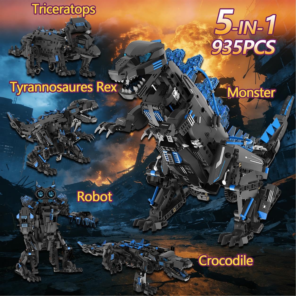 5-in-1 Transformable STEM Robo - огляд і ціна Kids Education Free App