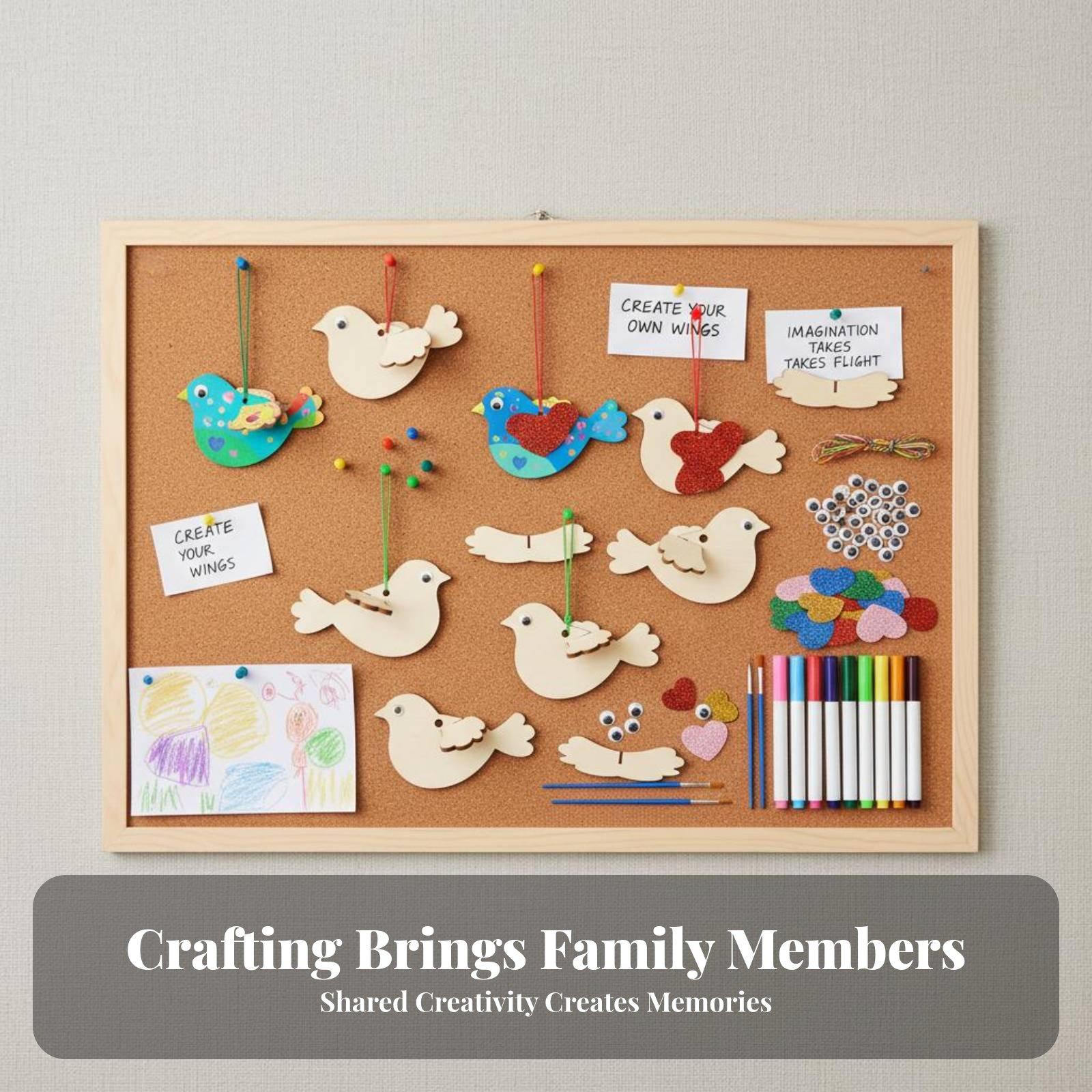 8 Pieces 3D Wooden Bird Craft  - огляд і ціна Kids Home Education