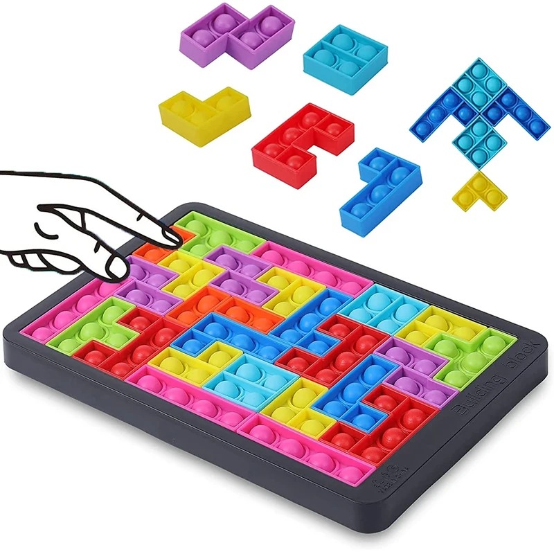 27 pieces of Tetris puzzle sil - огляд і ціна Kids Education Material