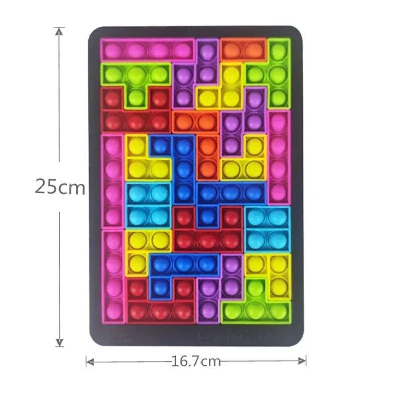 27 pieces of Tetris puzzle sil - огляд і ціна Kids Education Material