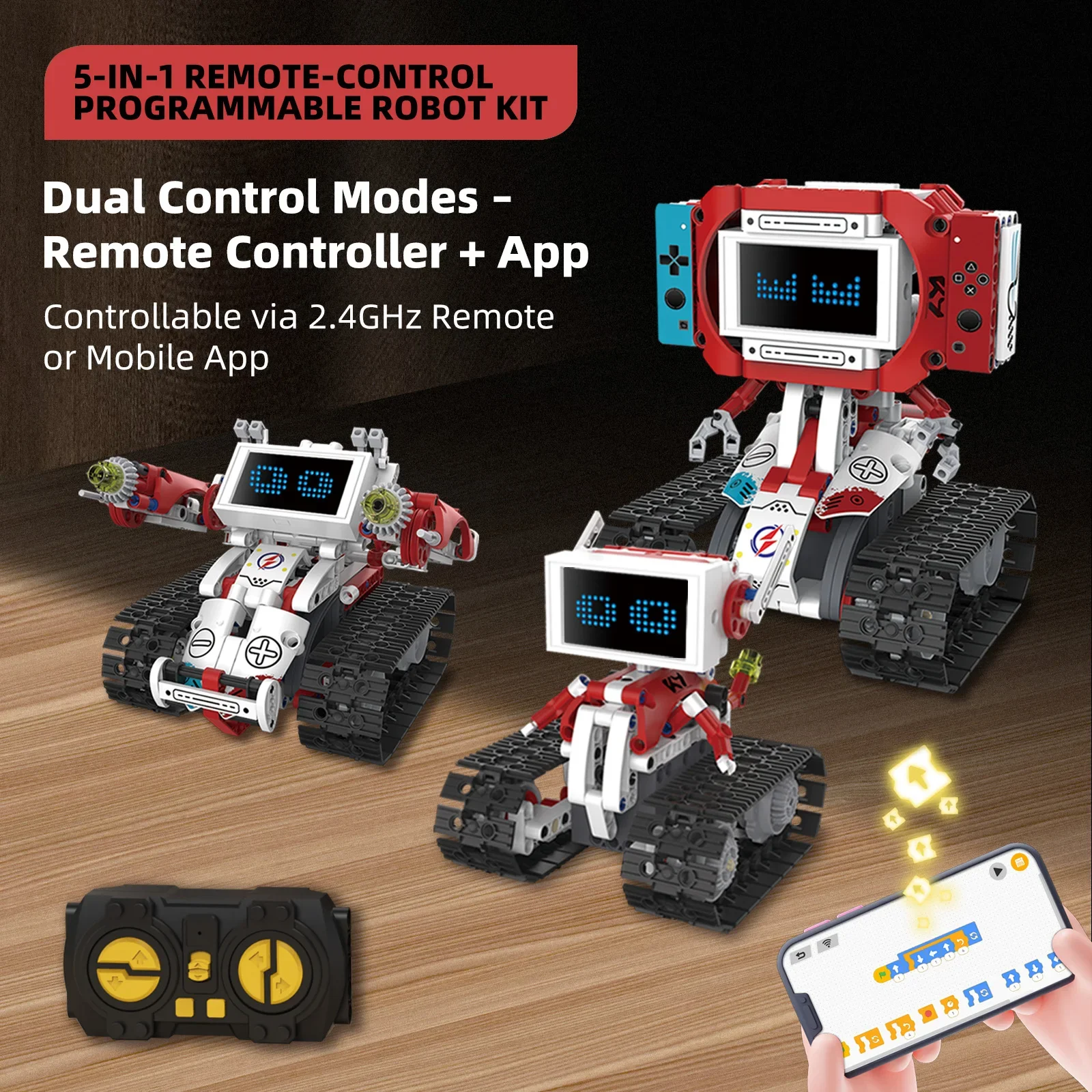 5 in 1 Transformable RC Robot  - огляд і ціна Kids Education Free App