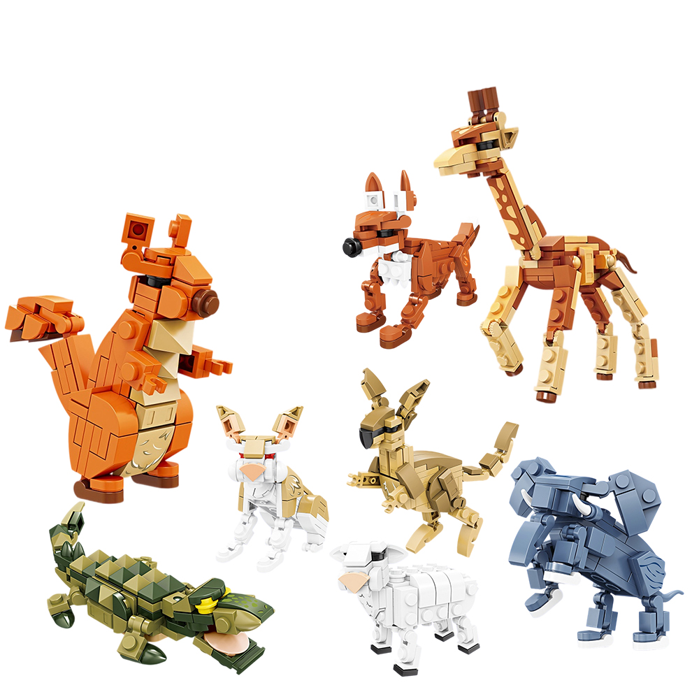 Multiple Wild Animals Building - огляд і ціна Kangaroo Kids Education