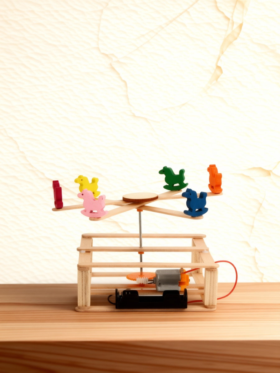 1Set DIY Electric Merry-Go-Rou - огляд і ціна Kids Education Kit