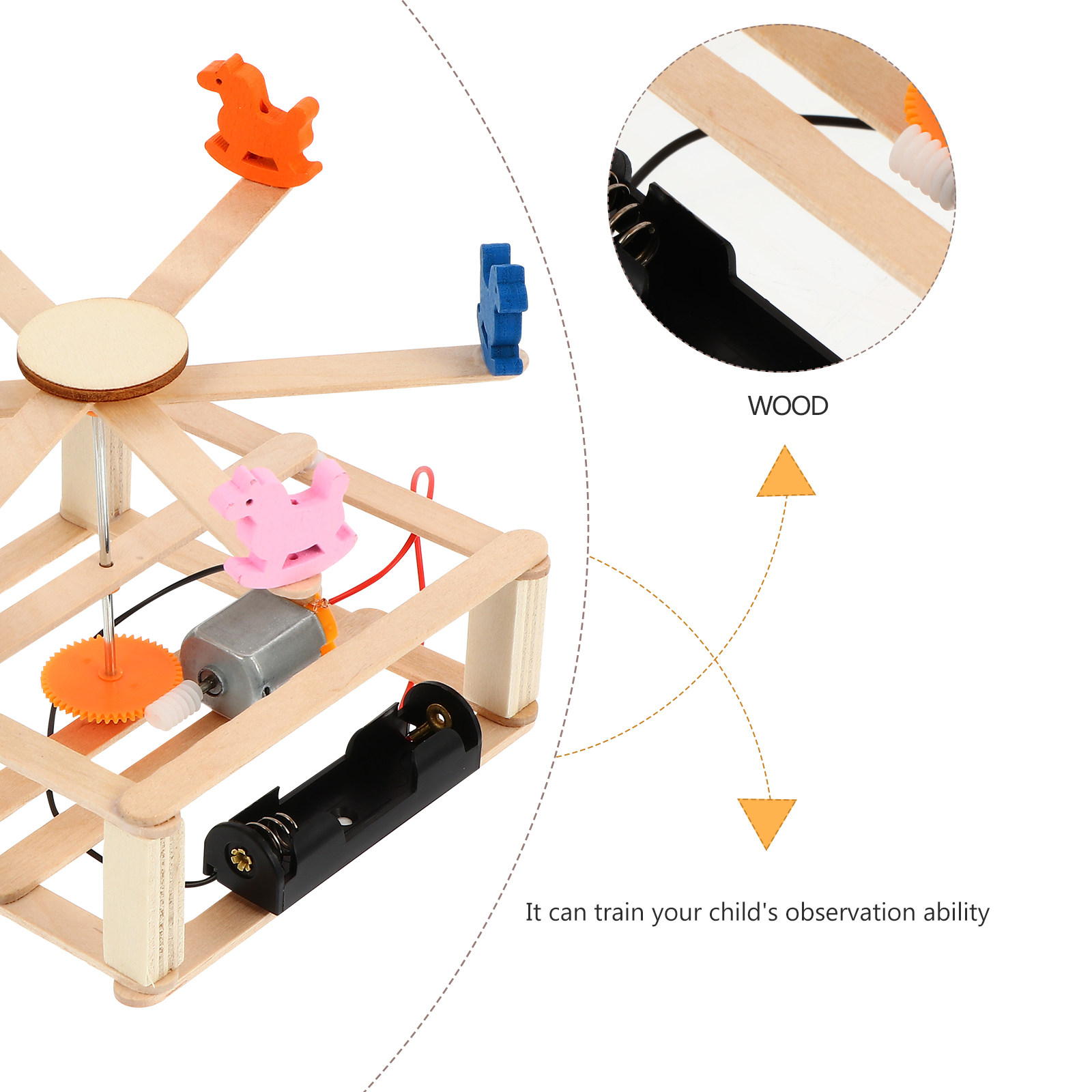 1Set DIY Electric Merry-Go-Rou - огляд і ціна Kids Education Kit