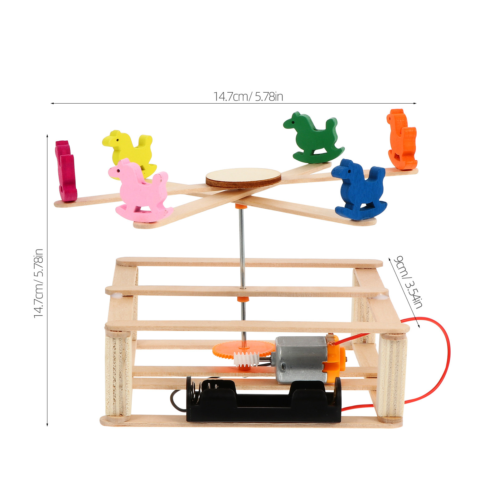 1Set DIY Electric Merry-Go-Rou - огляд і ціна Kids Education Kit