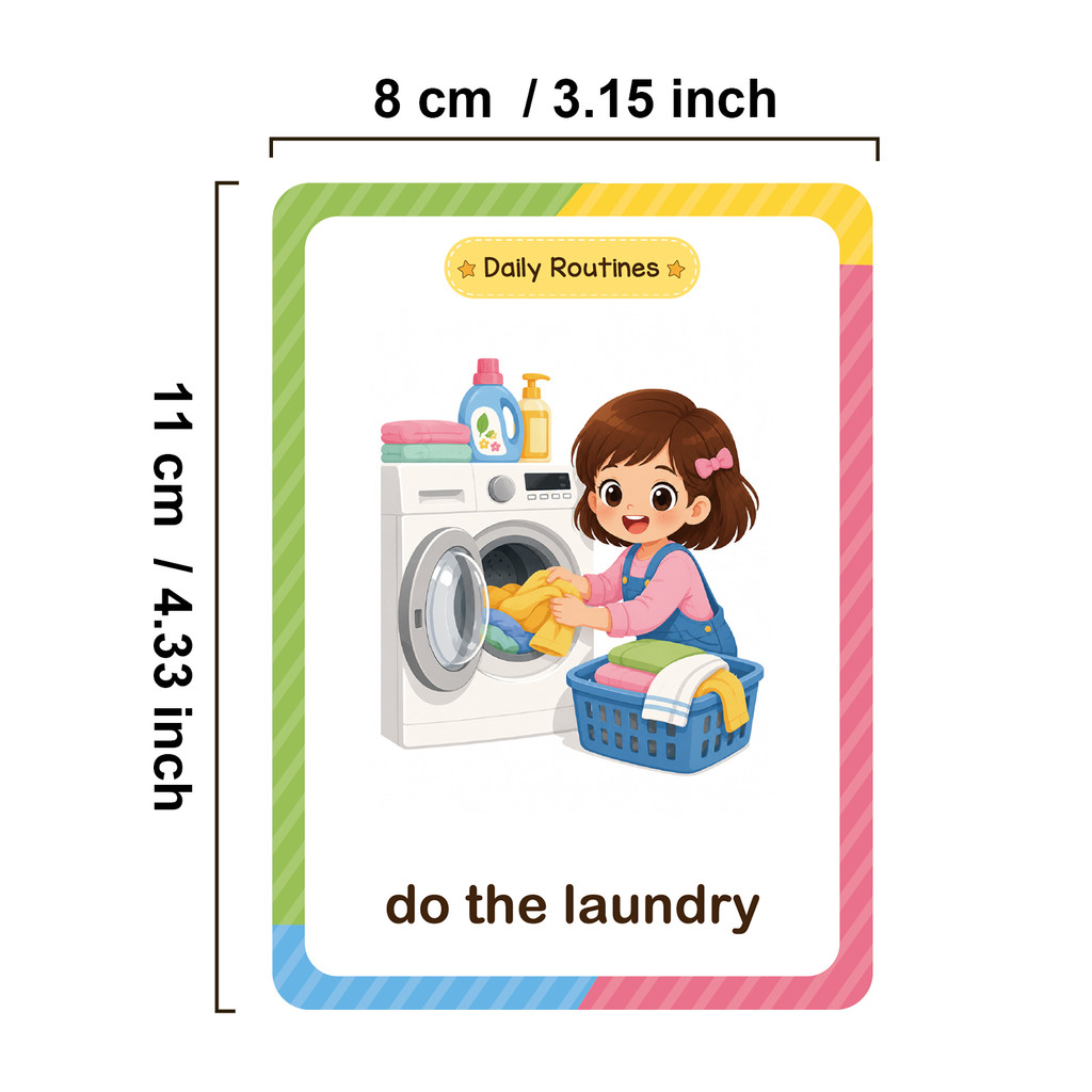 38 Words Daily Routines Learni - огляд і ціна Kids Education Material