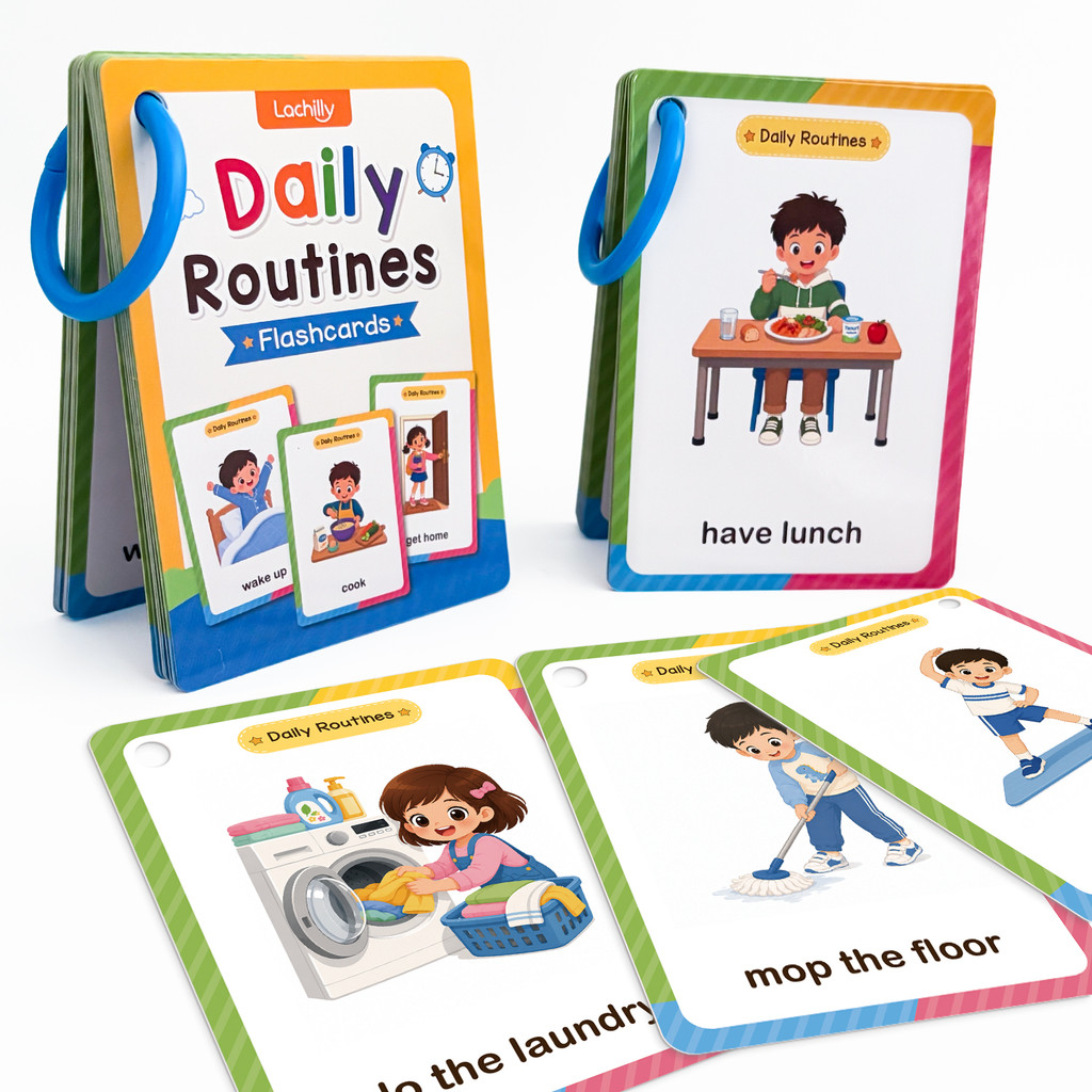 38 Words Daily Routines Learni - огляд і ціна Kids Education Material