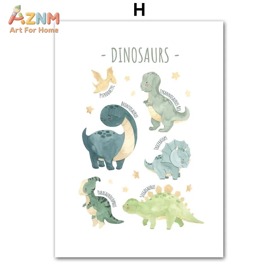 AZNM Watercolor Dinosaur Alpha - огляд і ціна Inspirational Kids Education Quotes