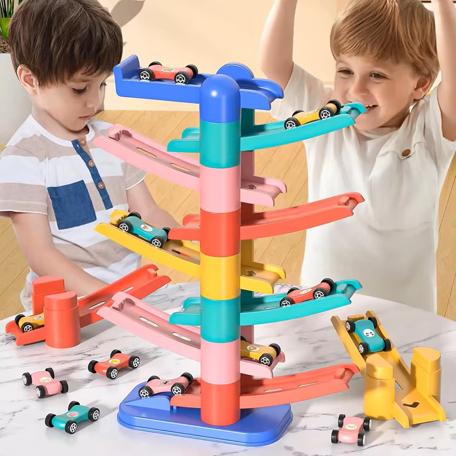 DIY Gravity Car Ramp Tower, St - огляд і ціна Kids Education Material
