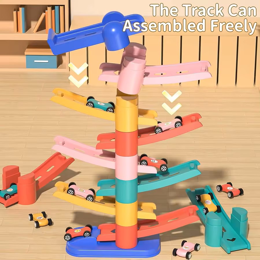 DIY Gravity Car Ramp Tower, St - огляд і ціна Kids Education Material