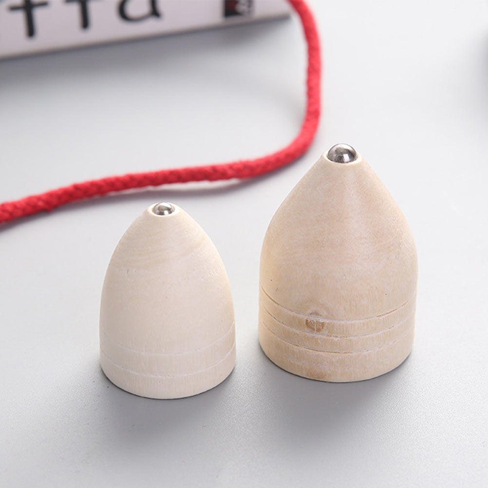 4Sets Wooden Spinning Tops Edu - огляд і ціна Kids Education Tips