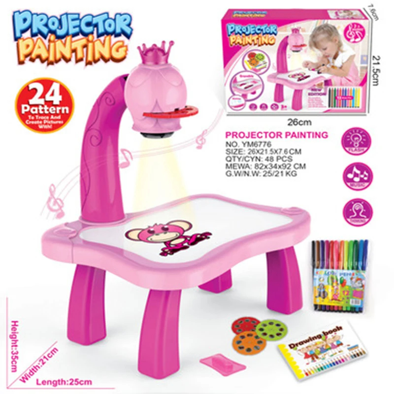 Baby Projection Drawing Board  - огляд і ціна Drawing Projector Kids