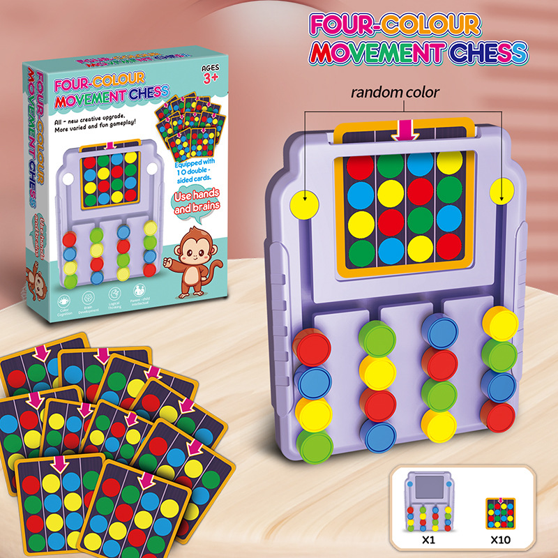 Four-Color Tic-Tac-Toe Logic T - огляд і ціна Kids Education Material