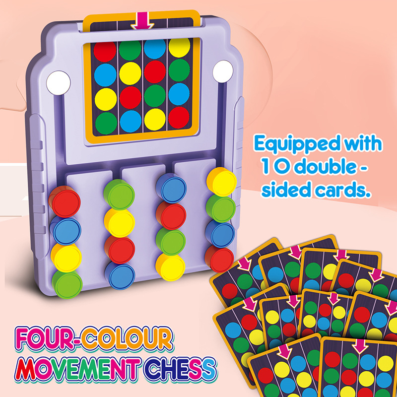 Four-Color Tic-Tac-Toe Logic T - огляд і ціна Kids Education Material